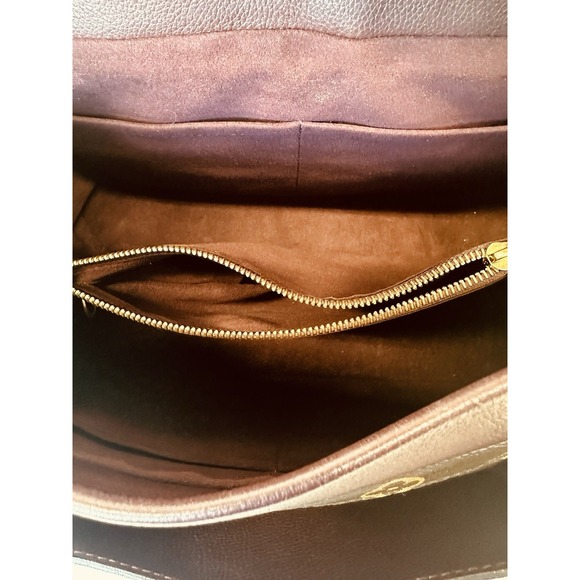 Louis Vuitton Monogram Canvas Olympe Shoulder Handbag Push Lock Closure Purple - Picture 16 of 17